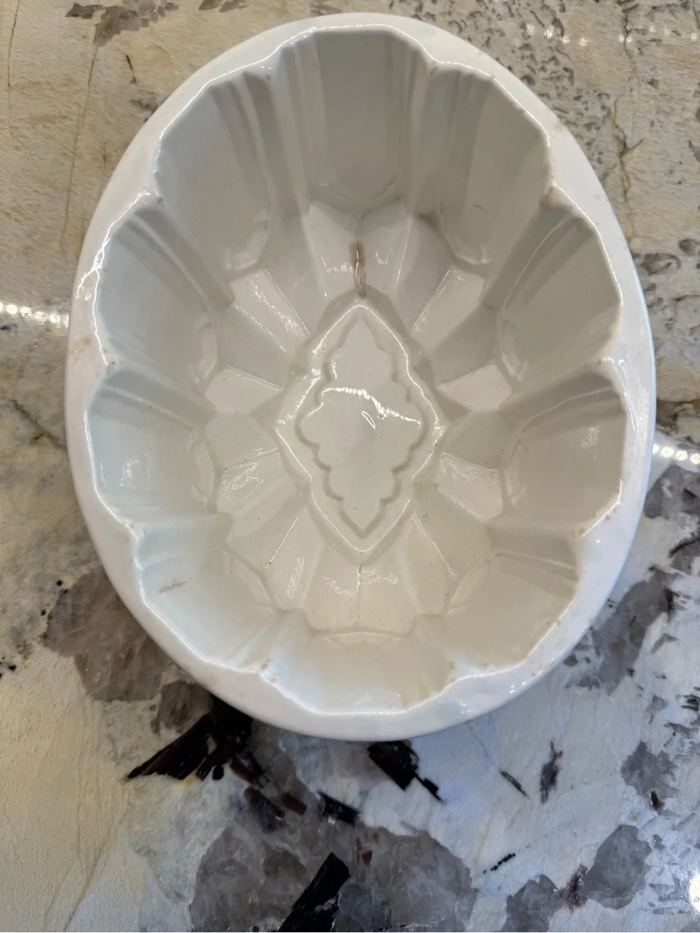 Antique Stoneware Jelly/Pudding Mold